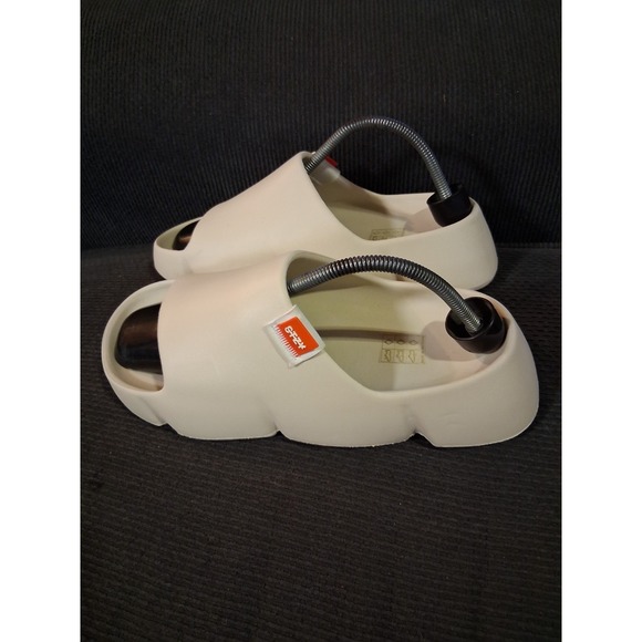 STZY Void Enok Cloud Slides Men's‎ Size 12 Cream - Picture 1 of 6